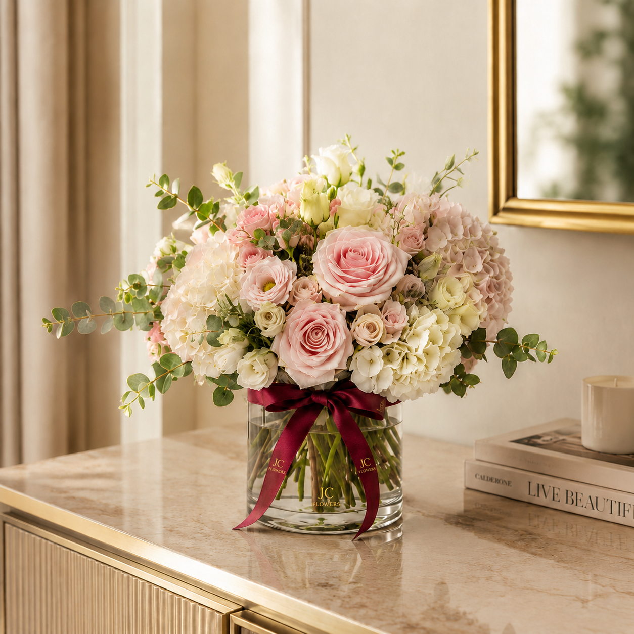 JC Signature Vase arrangement suited to corporate gifting