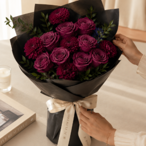 Petal Nocturne – Plum & Blue – Image 5
