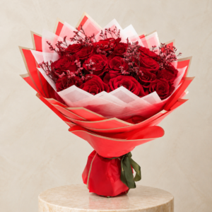 red roses bouquet dubai